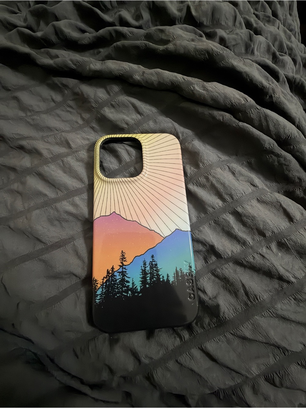 Casely Golden Hour Mountain Sunset iPhone 14 Pro Max MagSafe Case